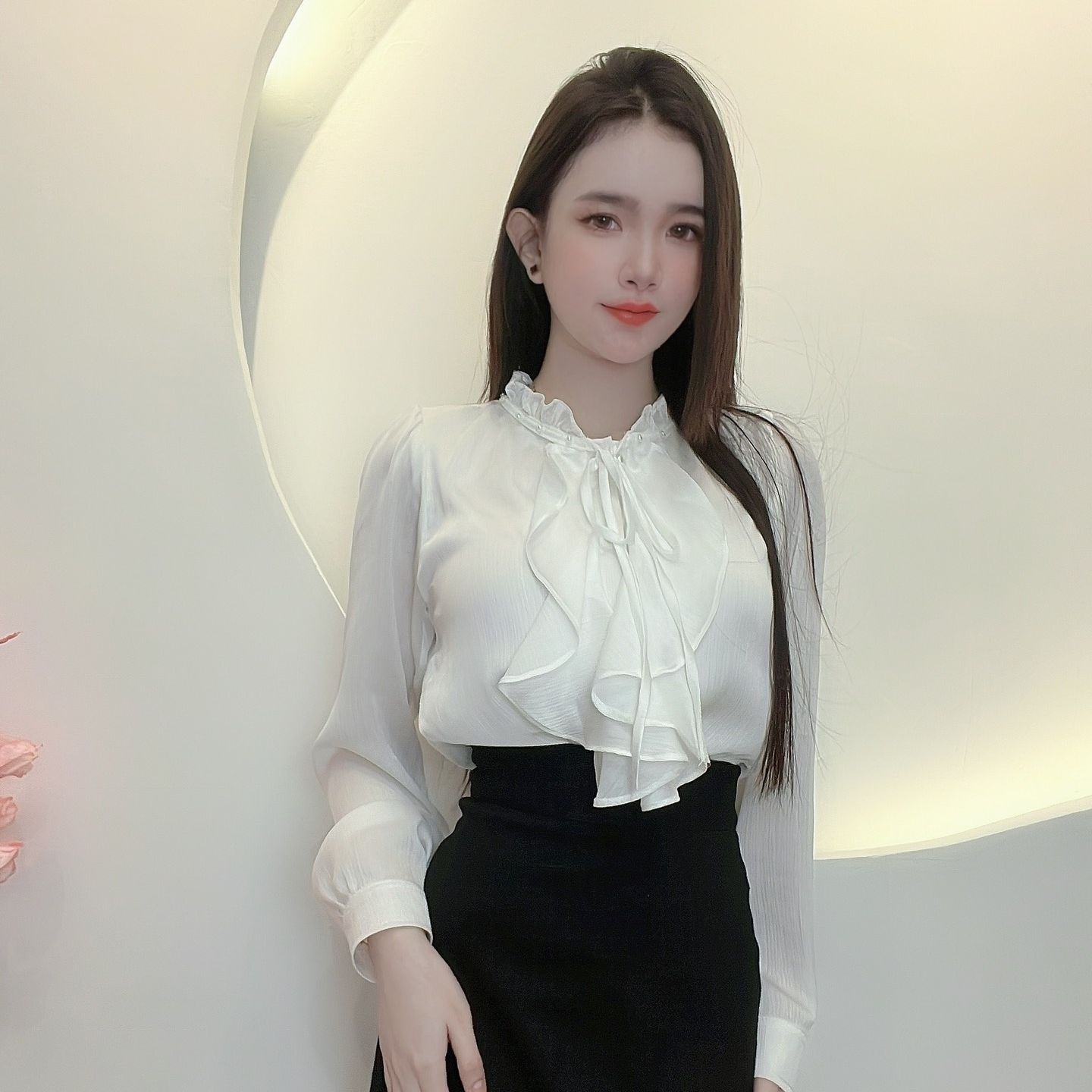 [ẢNH VÀ VIDEO TỰ CHỤP] ÁO KIỂU CÔNG SỞ TRẺ TRUNG THANH LỊCH