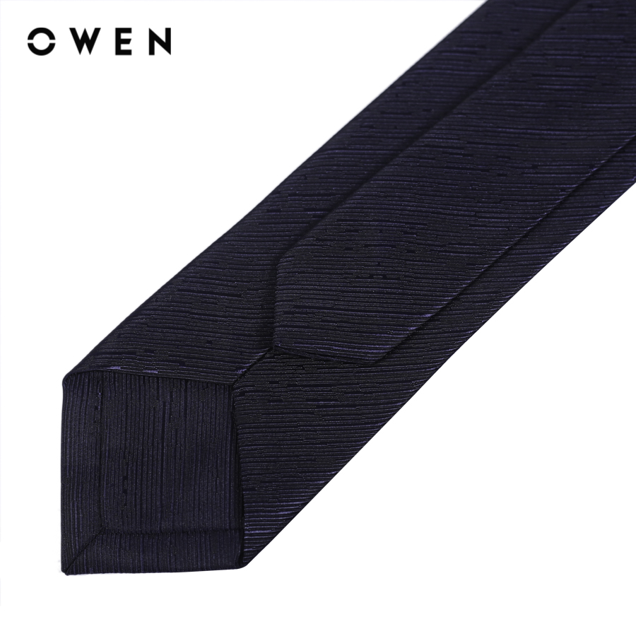 OWEN - Cà vạt CV232645 màu Navy chất liệu Polyester