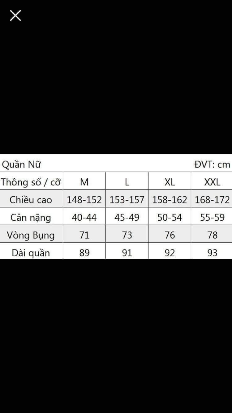 Quần Tây Nữ Thái Hòa 79-55