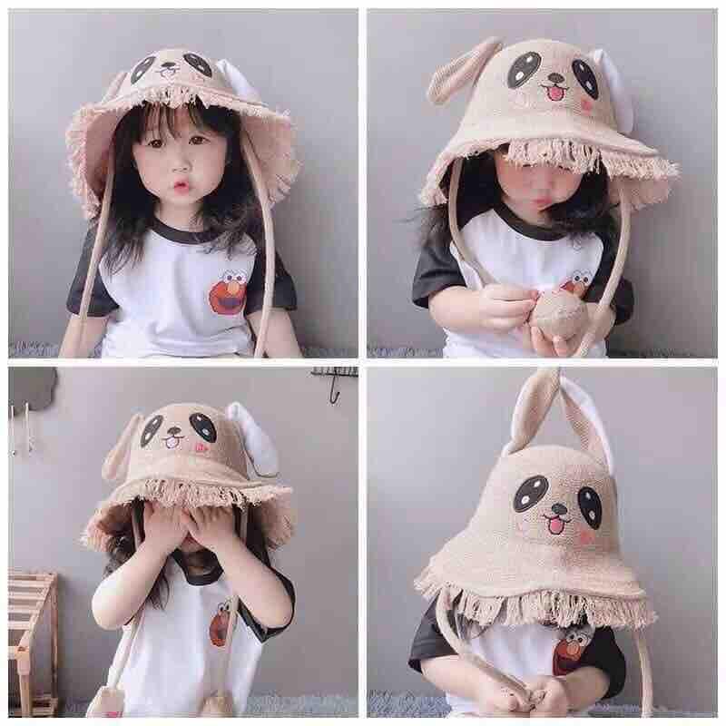 Mũ Giật tai thỏ cho bé