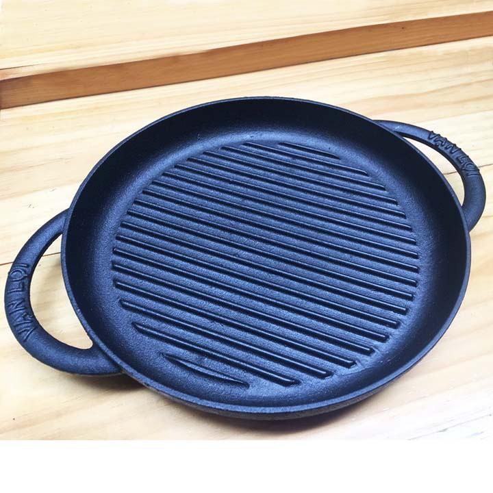 Chảo gang nướng chống dính Vạn Lợi
