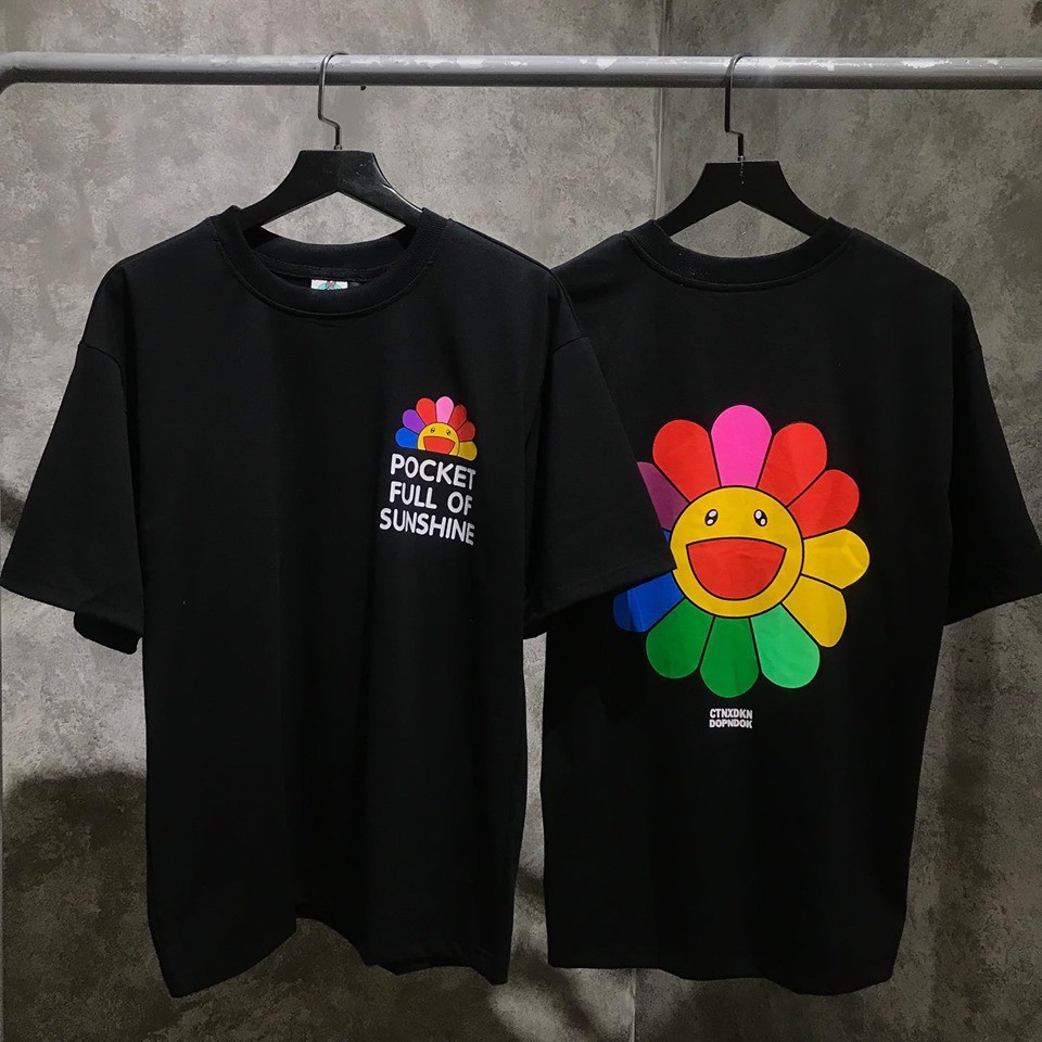 Áo Thun Hoa Kiki - 100% COTTON [ Form UNISEX ]