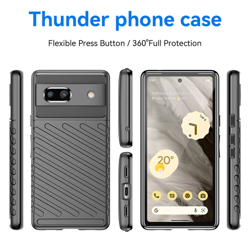 [LaoHac Store] Ốp Lưng Chống Sốc Dạng Vân Chéo Dành Cho Google Pixel 6A