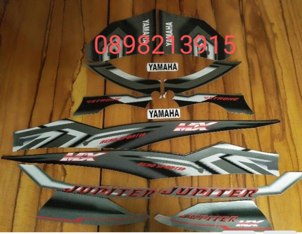 BỘ TEM JUPITER MX MÀU ĐEN