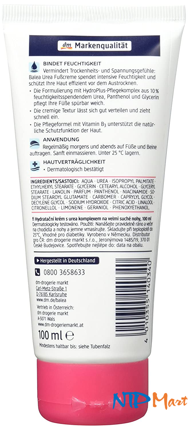 Kem Dưỡng da tay Balea Handcreme Urea của Đức dung tích 100ml
