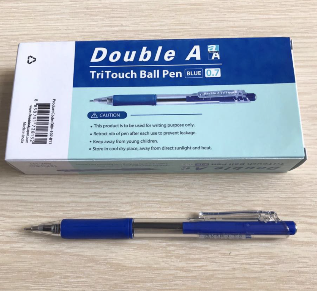 Combo 4 cây bút Double A TriTouch Ball Pen 0.7