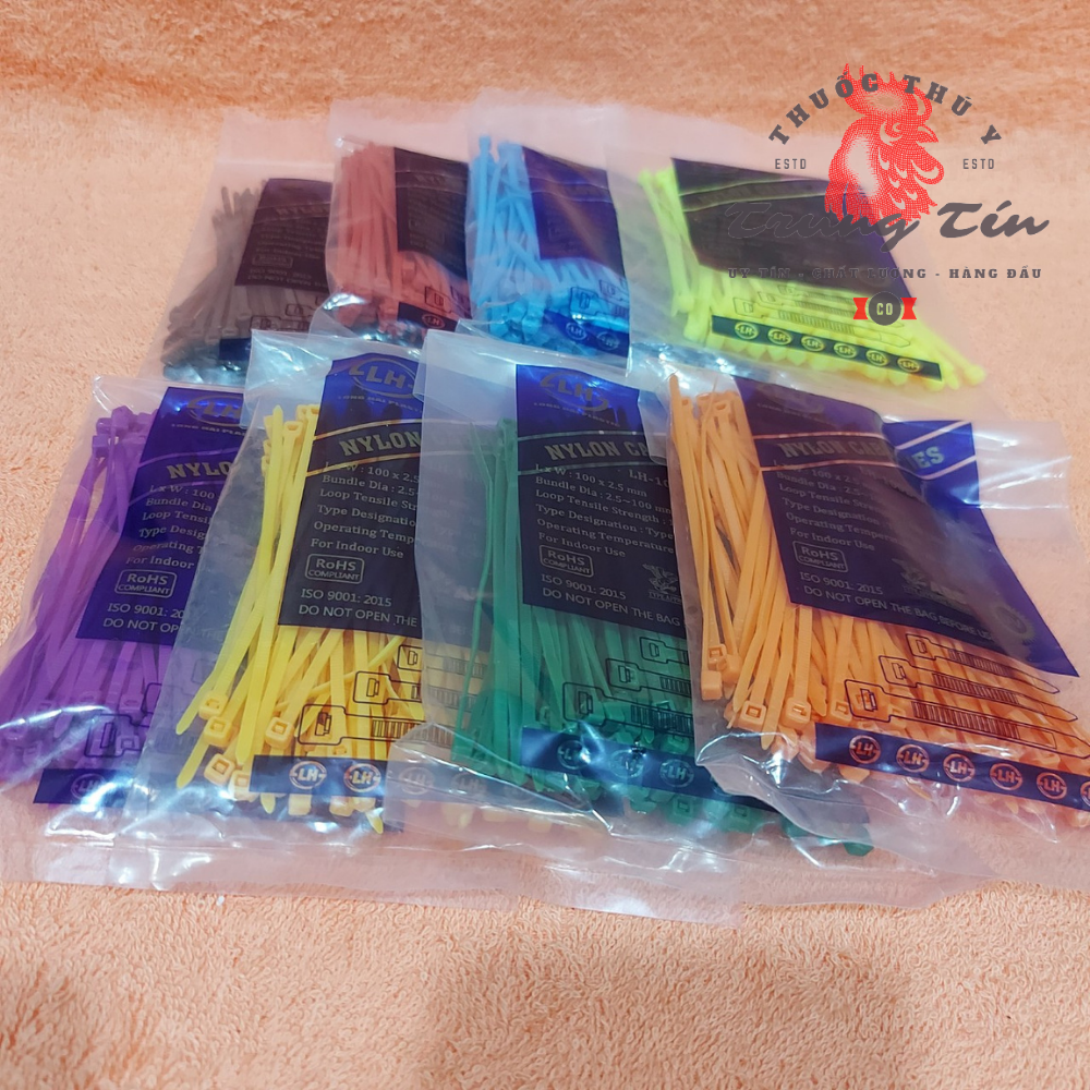 dây rút màu - làm dấu gà - (COMBO 8 BỊT / 8 MÀU) chiều dài dây = 10cm