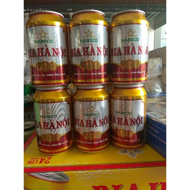 bia lon Hà Nội, 1 lon x 330ml