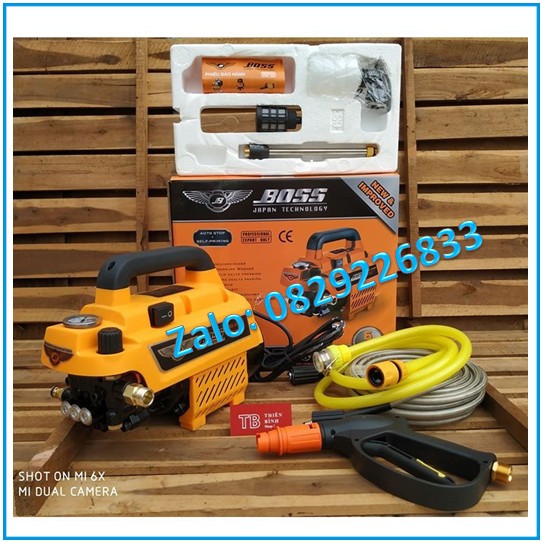Máy rửa xe boss b11 2800w có điều chỉnh áp lực