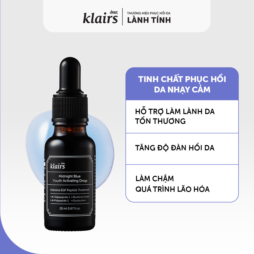 Dear, Klairs Midnight Blue Youth Activating Drop 20ml