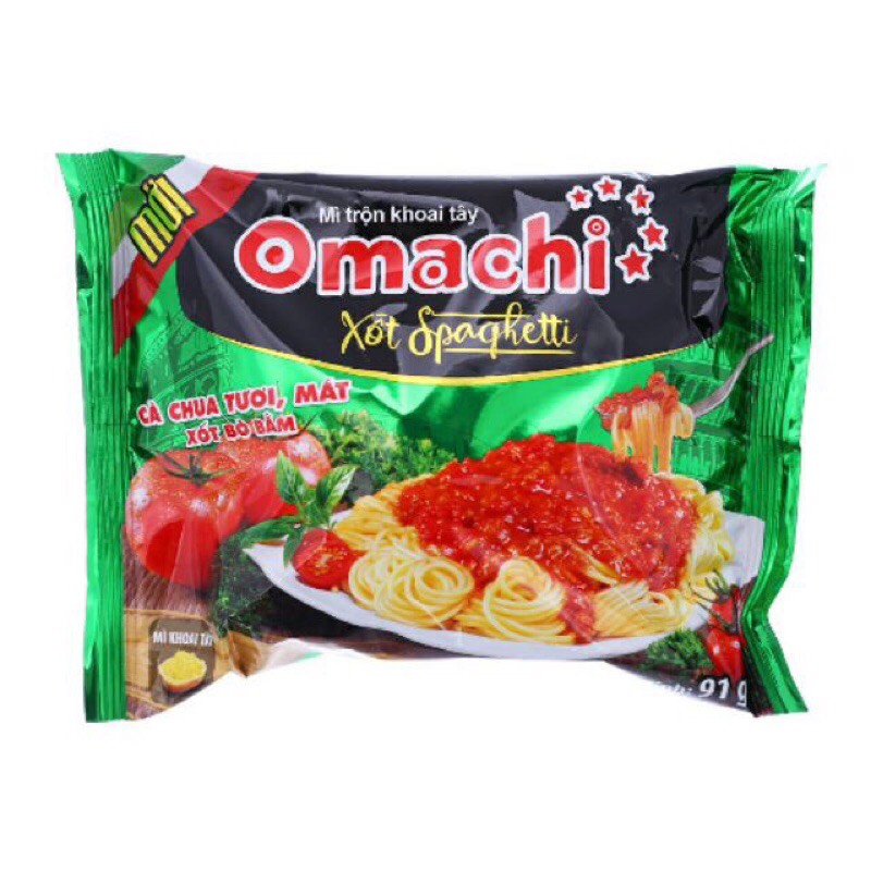 mì ômachi sốt spaghetti thơm ngon bạn đã thử chưa . gói 91g