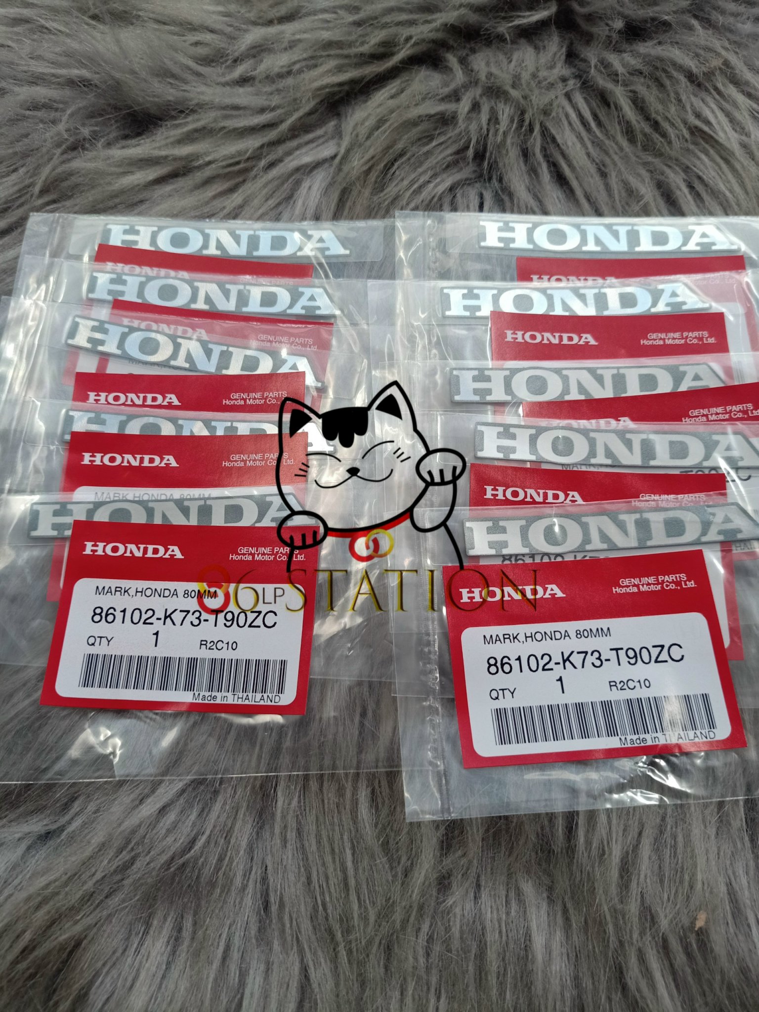 tem honda dán bửng wave 125i màu bạc