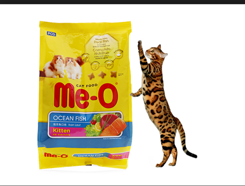 Thức Ăn Cho Mèo Con Hạt Me-O Kitten 1.1Kg Vị Cá Biển