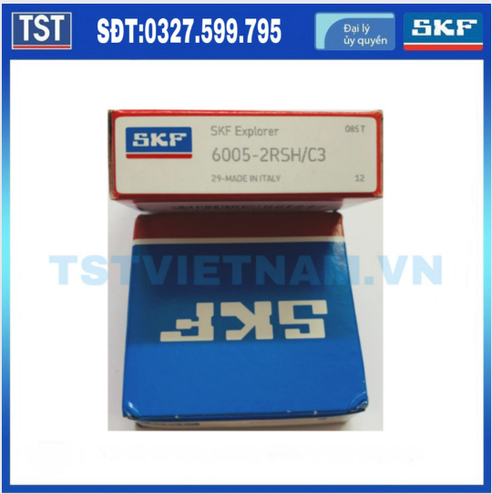 Vòng bi bạc đạn skf 6005-2rsh/c3