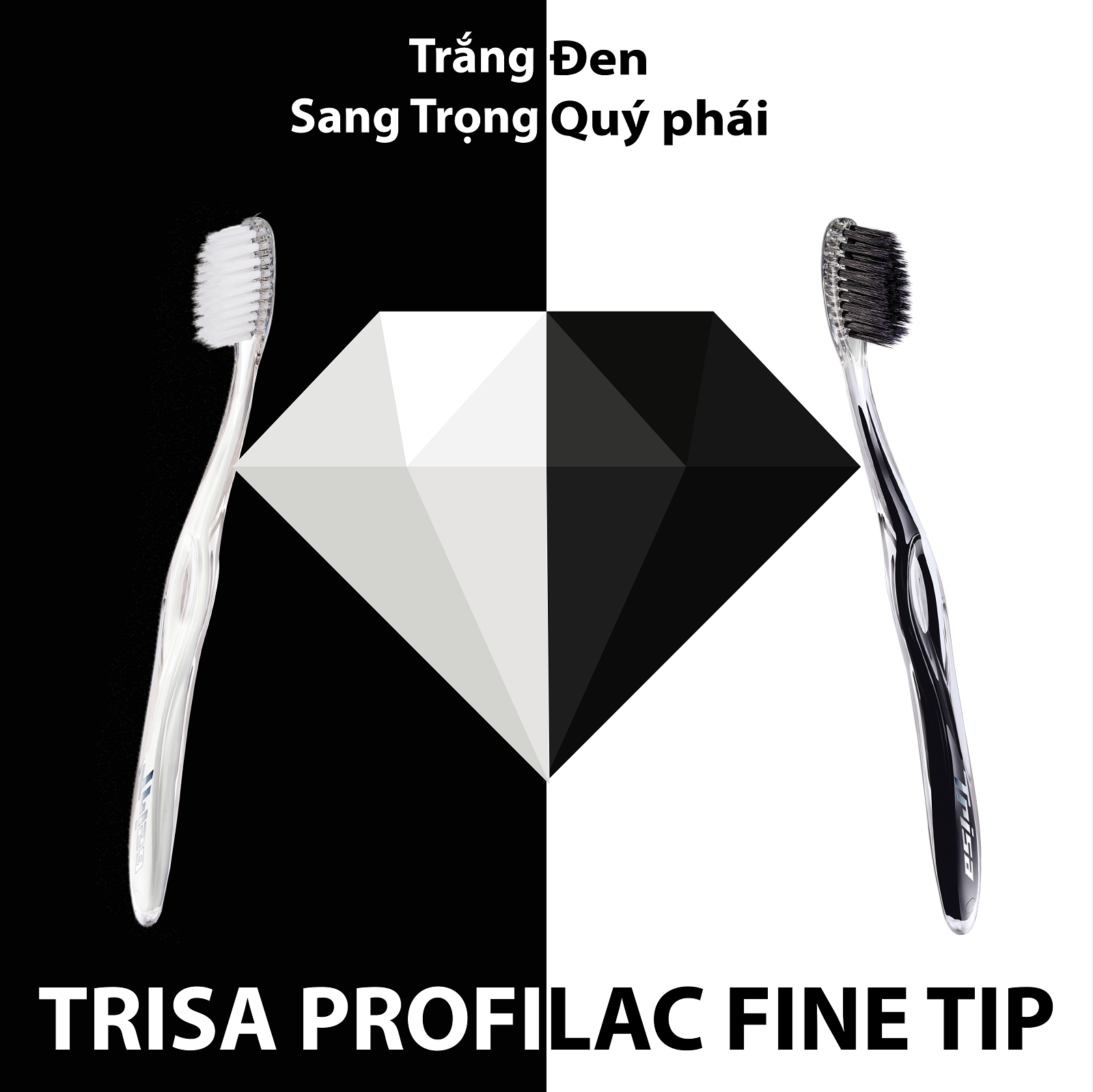 Bàn Chải Đánh Răng Trisa Profilac Fine Tip ( Lông Tơ )