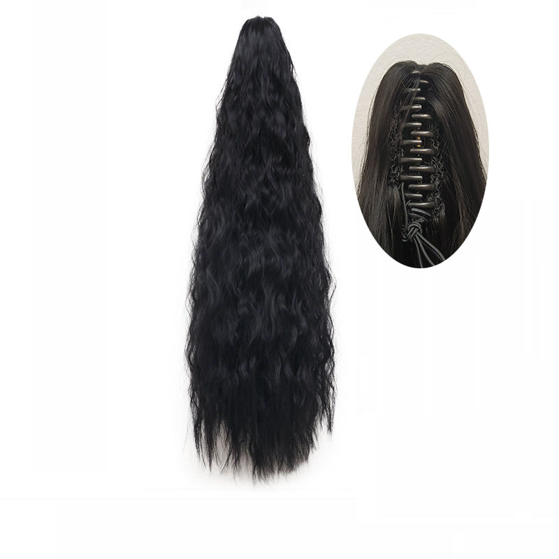 Tóc giả ngoạm xù, ngoạm xù mì 60cm N153 😍FREESHIP😍 tóc giả nữ ngoạm xù, ngoạm xoăn sóng nước, tóc giả ngoạm xù, quặm tóc giả nữ