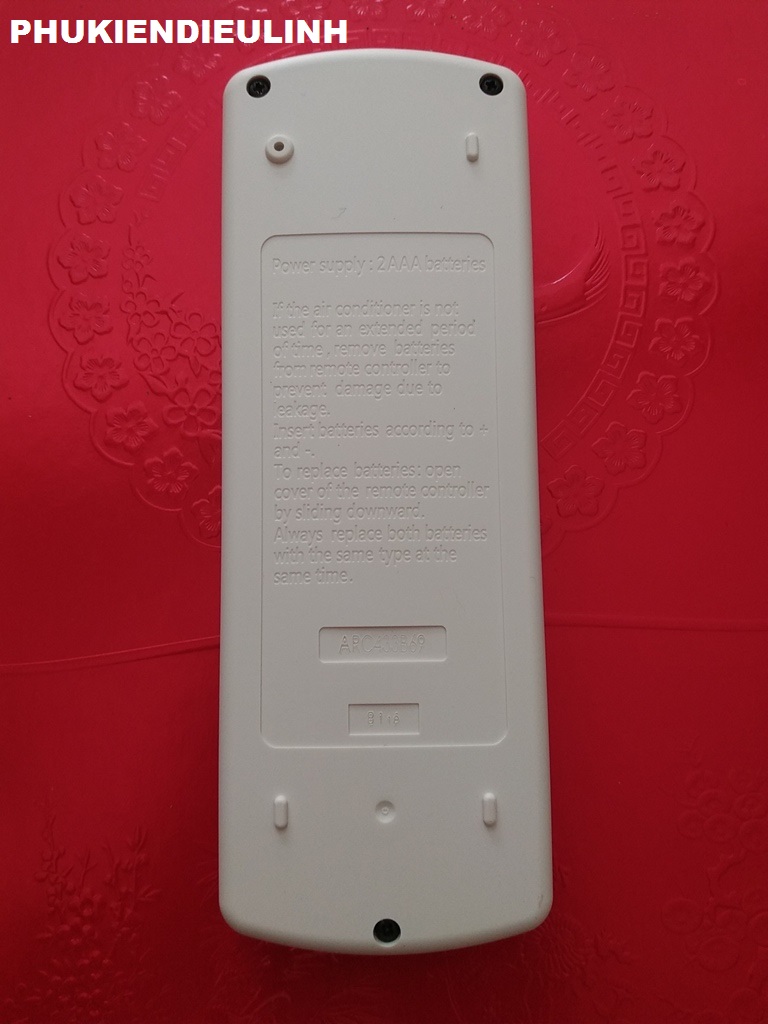ĐIỀU KHIỂN ĐIỀU HÒA DAIKIN ARC433B69 (CHÍNH HÃNG)