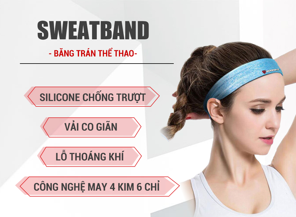 Băng đô thể thao headband GoodFit GF801SB