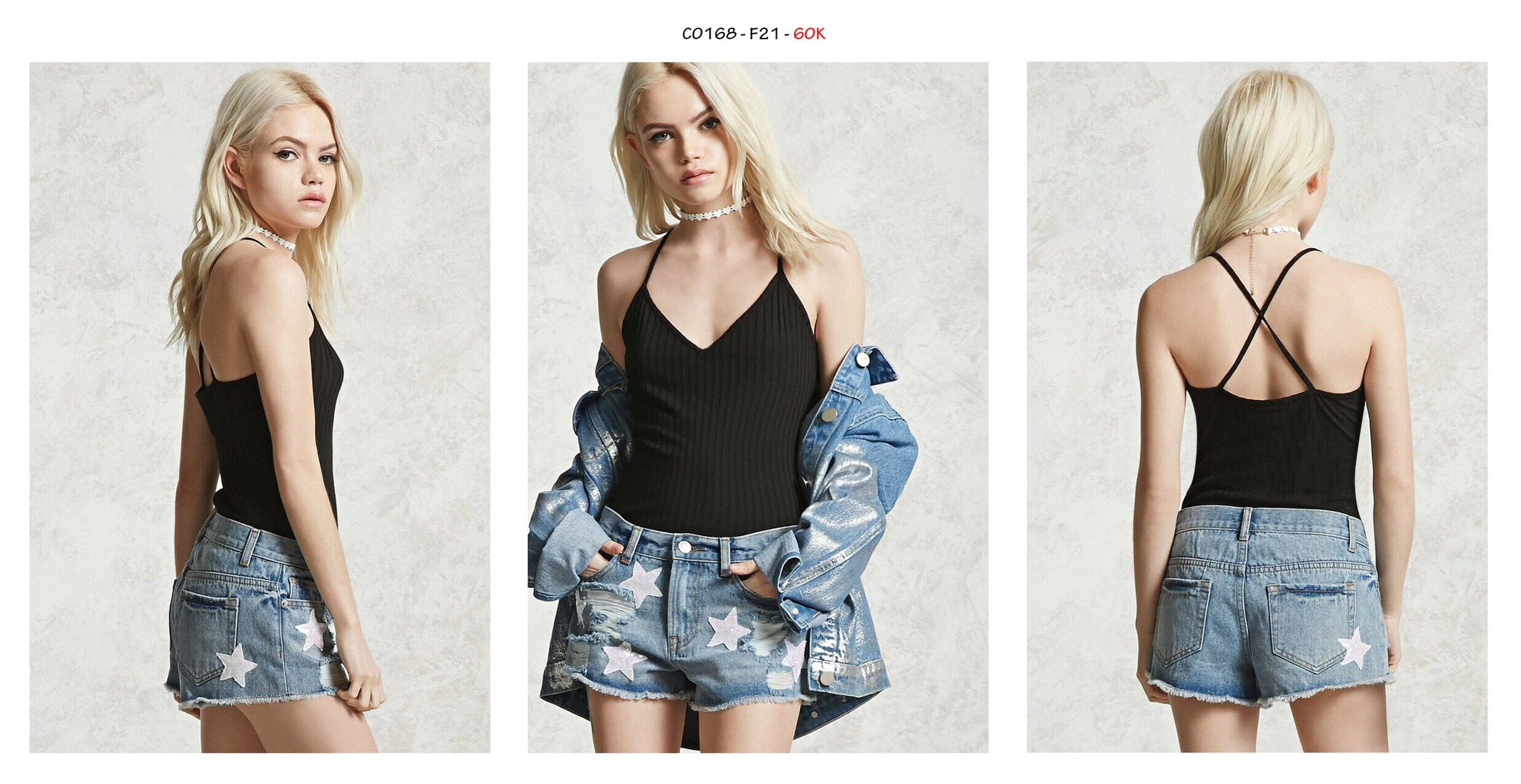 C0168 - 	bodysuit thun gân f21 dây chéo sau trơn