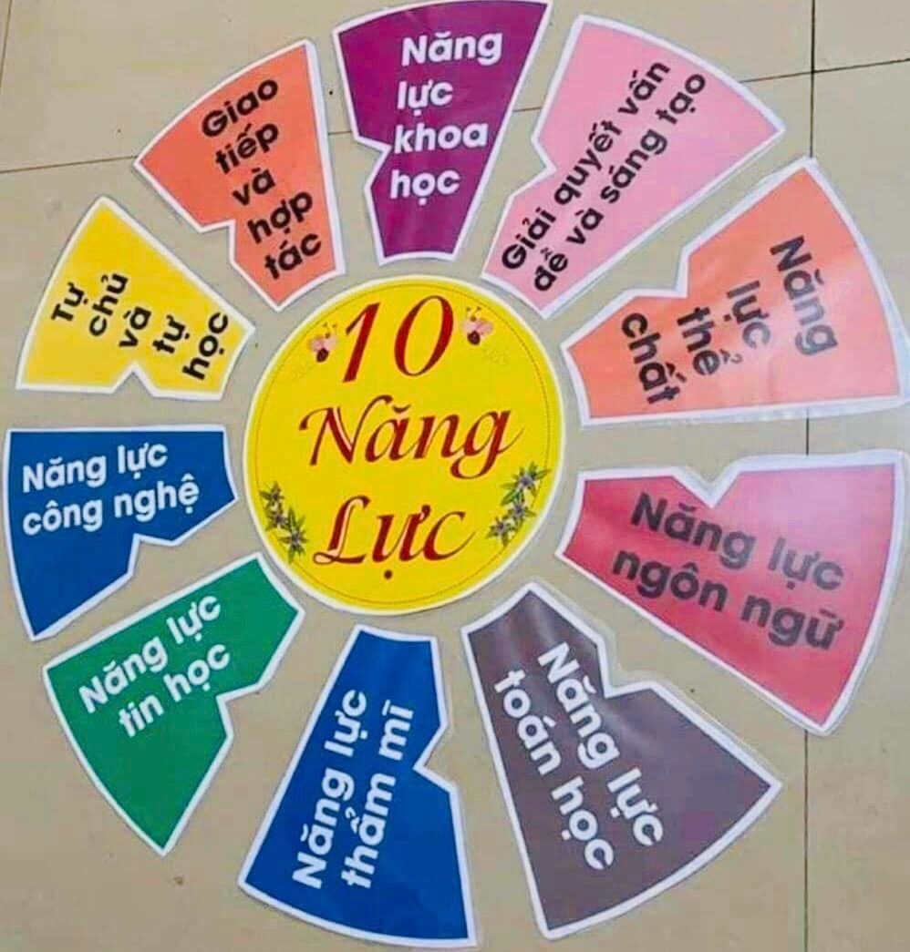 Set 10 Năng Lực, Trang trí lớp học, Giáo cụ dạy học cho giáo viên khối tiểu học