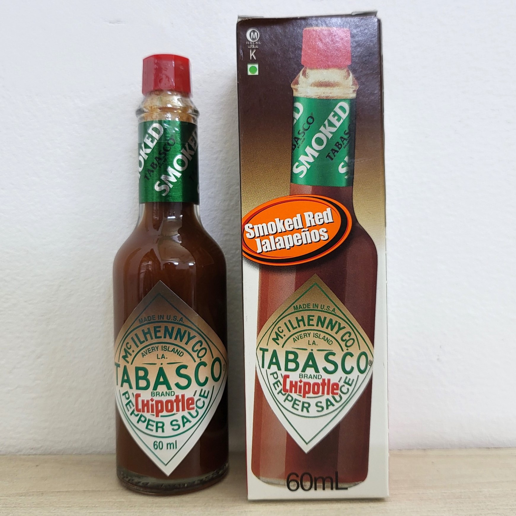 Tabasco sốt ớt đỏ usa vị xông khói chipotle smoked red jalapenos pepper sauce