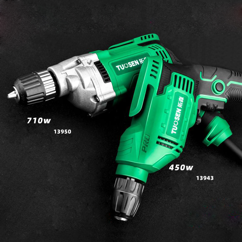 Máy khoan đa năng khoan tường bê tông bắt vít gỗ kim loại với công suất 450W và 710W Tuosen