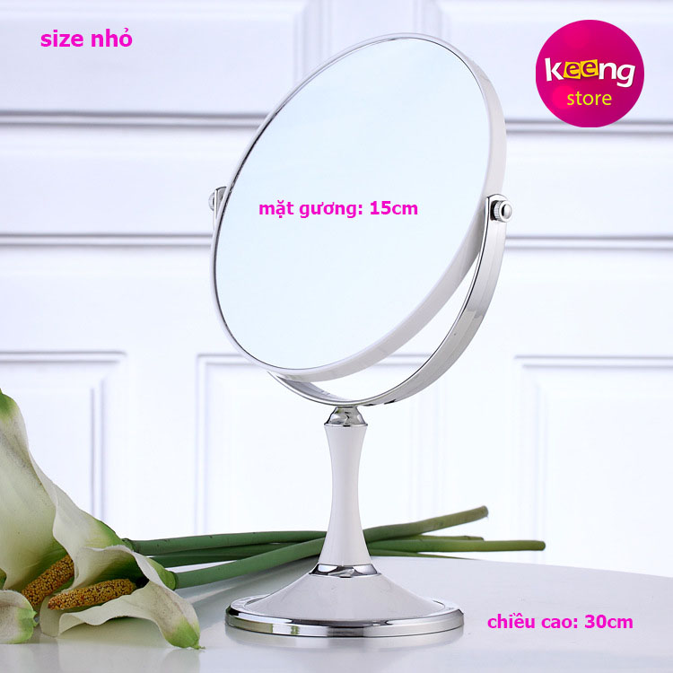 Gương Trang Điểm 2 Mặt Monoco Cỡ Lớn