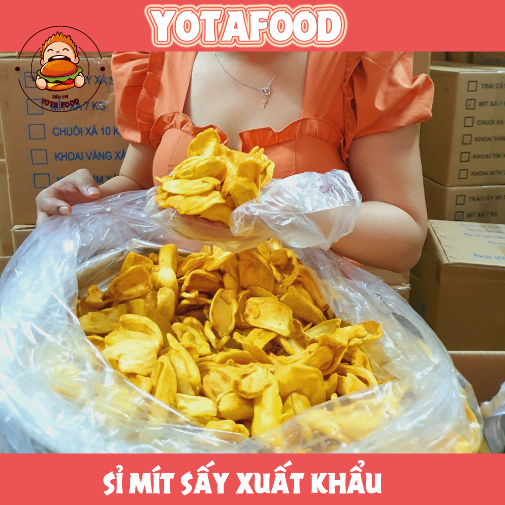 Sỉ 7 kí Mít sấy giòn ( hàng xuất khẩu : giònngọtmiếng nguyên cánh) Yotafood