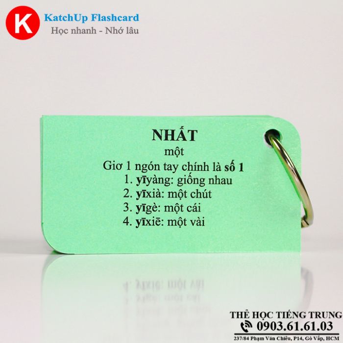 Bộ Flashcard 3000 Từ Vựng Tiếng Trung A (1500 từ)