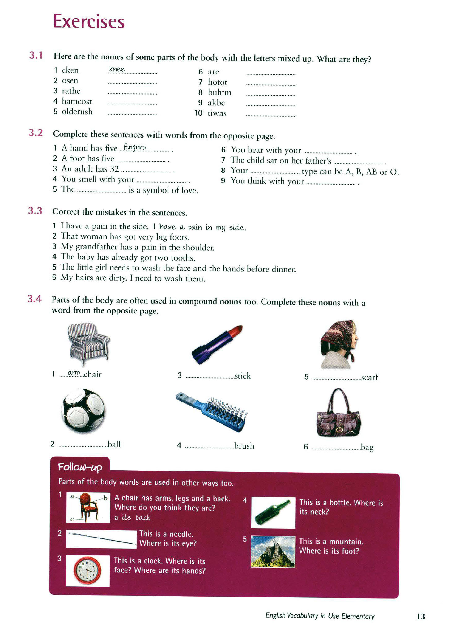 English Vocabulary in Use. Elementary_McCarthy Michael, O'Dell (Sách màu + đen trắng)