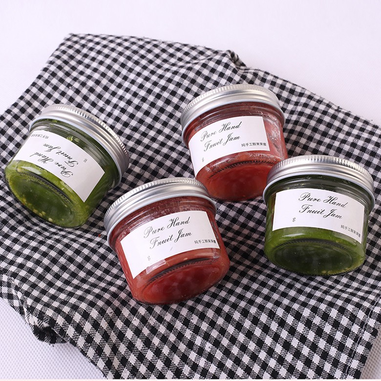 Combo 20 Hũ thủy tinh tròn miệng rộng 100ml nắp nhôm đựng thực phẩm, làm sữa chua, caramen, pudding