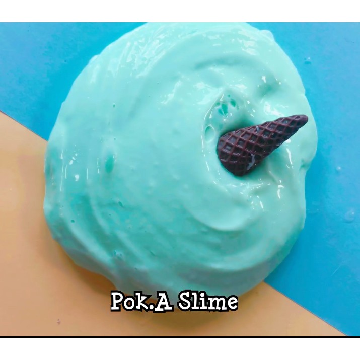Slime Melted Matcha cream - chất Thick & Glossy
