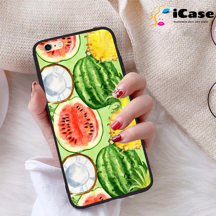 Ốp lưng iPhone 6 Plus viền dẻo TPU BST Trái Cây