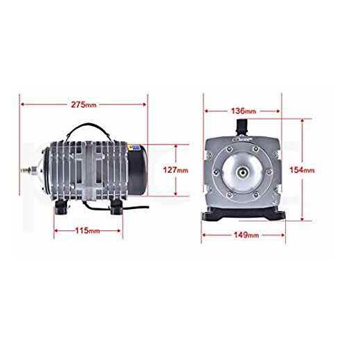 MÁY SỦI OXY RESUN ACO-008 CÔNG SUẤT LỚN CHO HỒ CÁ CẢNH