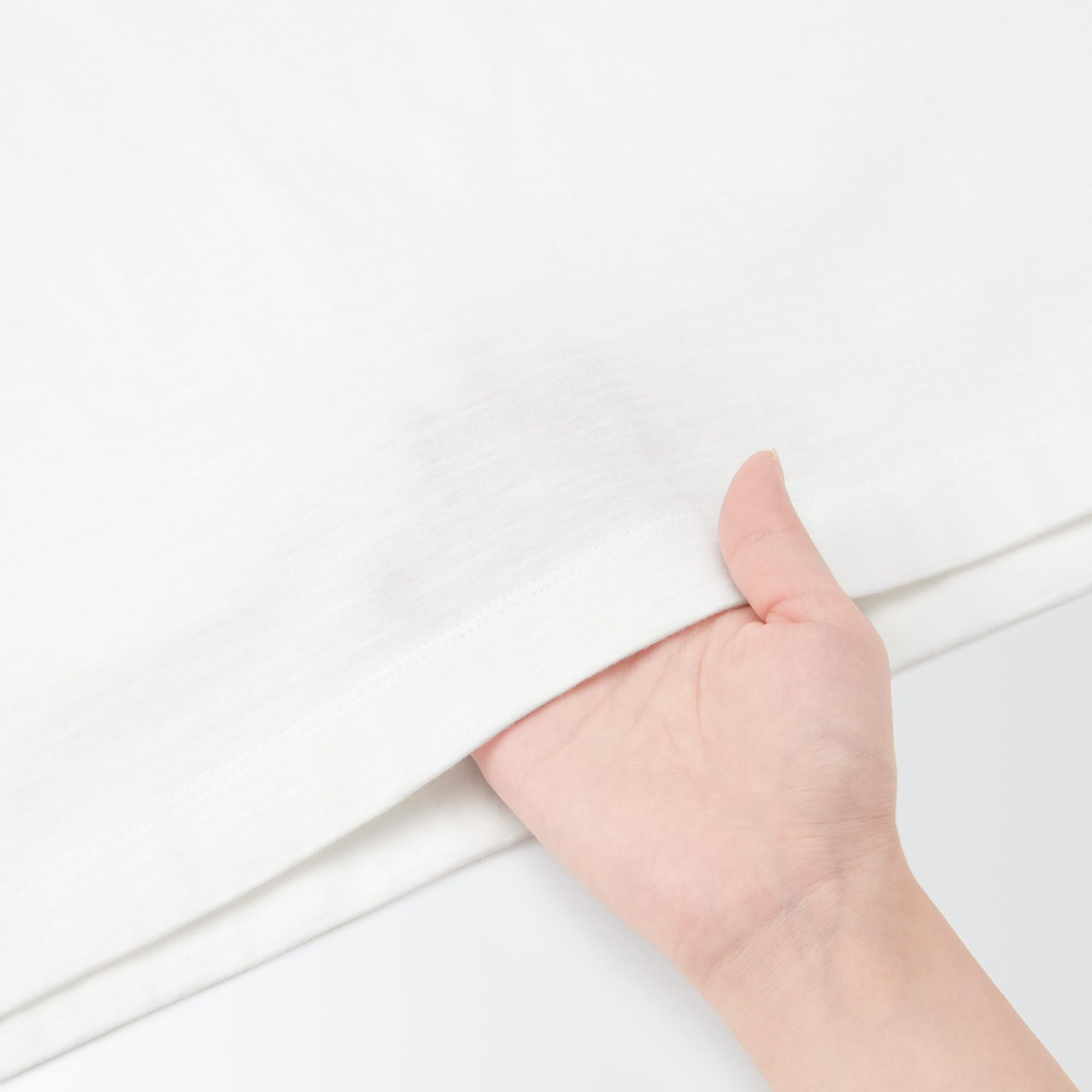 Áo Thun Sợi Slub Dáng Rộng MUJI