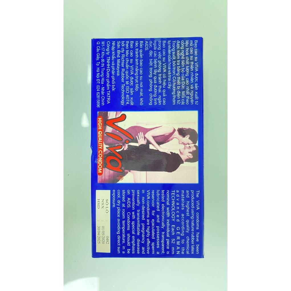 Bao Cao Su ViVa Hộp 12 Cái Siêu Mỏng