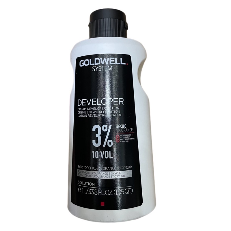 Dung môi pha màu nhuộm Oxy Goldwell Topchic (3%, 6%, 9%, 12% ) 1000ml