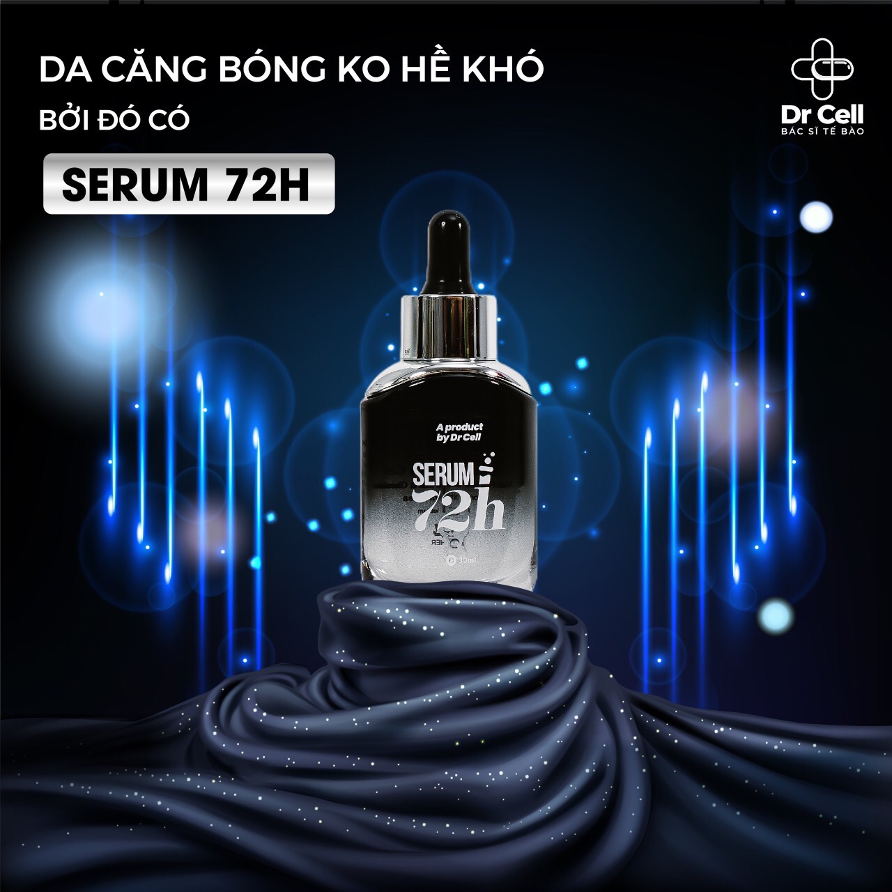 Kèm quà 🎁+ Serum 72h Dr Cell (30ml) - Serum Trắng Da Căng Bóng