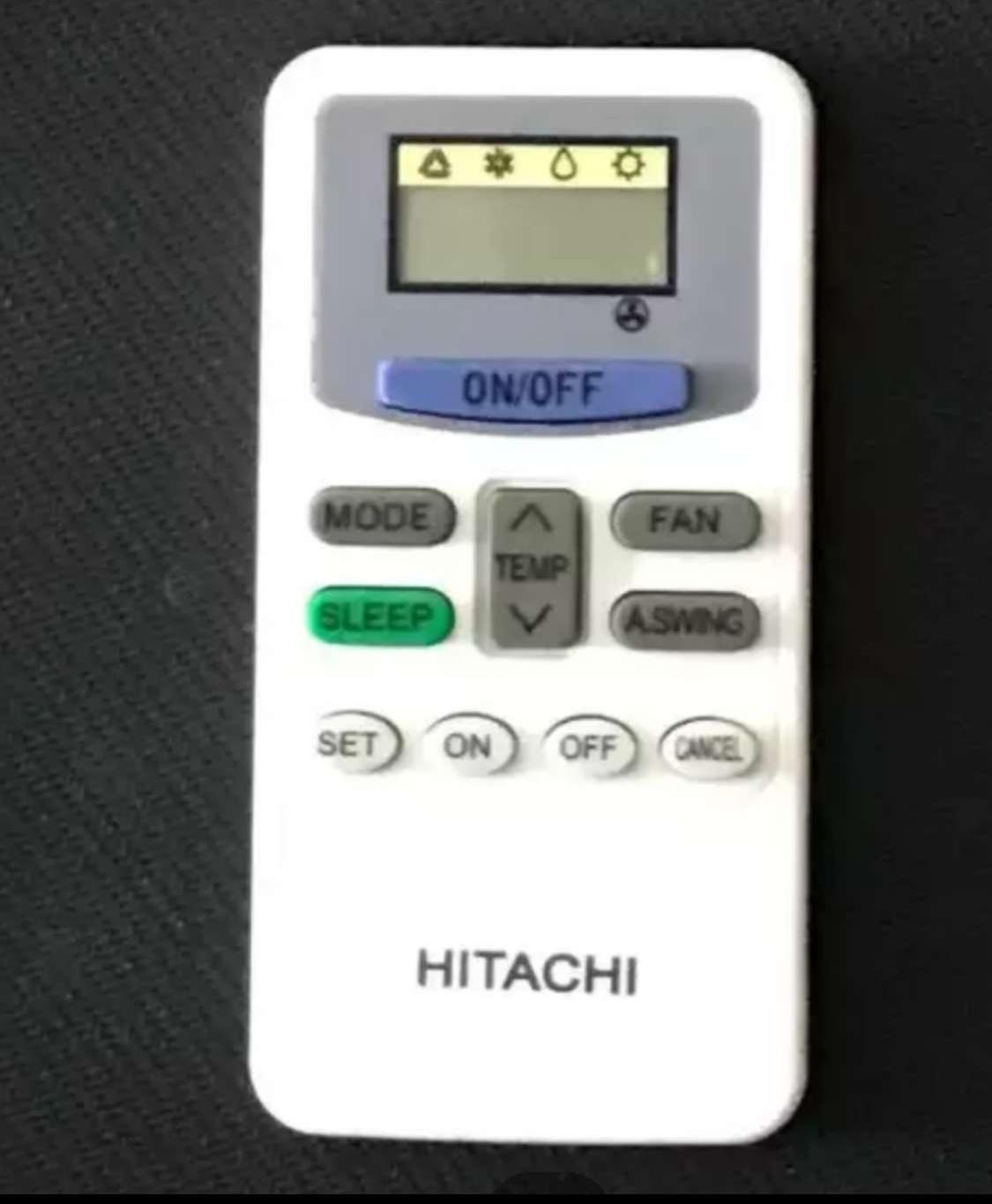 Điều khiển điều hòa Hitachi.