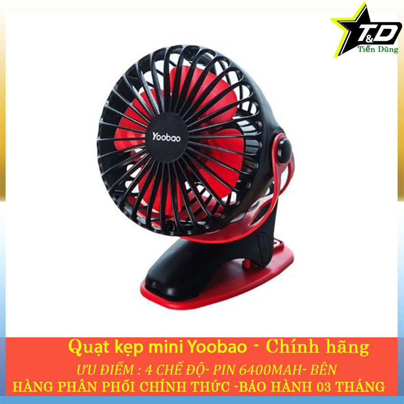 >> SO SÁNH GIÁ QUẠT SẠC MINI XOAY GÓC 720 ĐỘ, ĐẾ KẸP ĐA NĂNG HOẶC ĐẶT BÀN, VỚI 4 NẤC ĐIỀU CHỈNH GIÓ YOOBAO F04 6400MAH HÀNG CHÍNH HÃNG | Shopee Lazada Sendo Tiki | Nên mua ở đâu rẻ nhất 196 Quạt sạc mini xoay góc 720 độ đế kẹp đa năng hoặc đặt bàn an toàn cho trẻ với 4 nấc điều chỉnh gió (6400mAh) YOOBAO F04 - Hãng phân phối chính thức[GIAO MÀU NGẪU NHIÊN