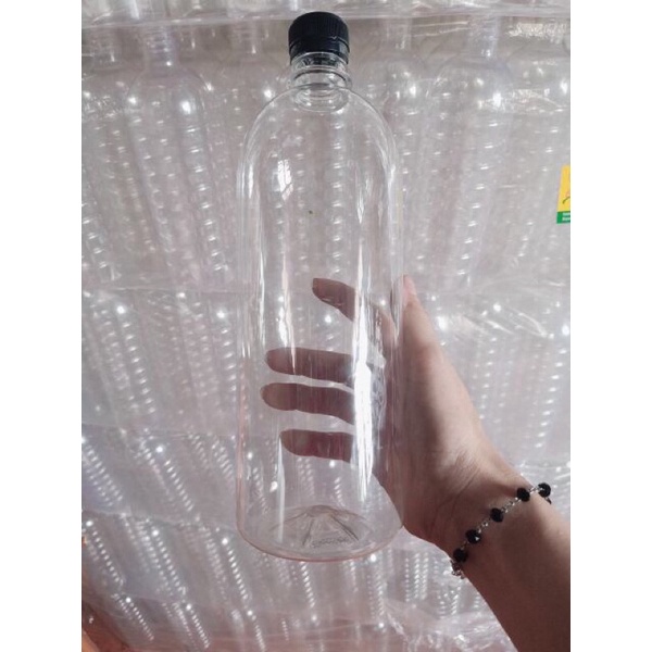 100 chai nhựa tròn 1 lít