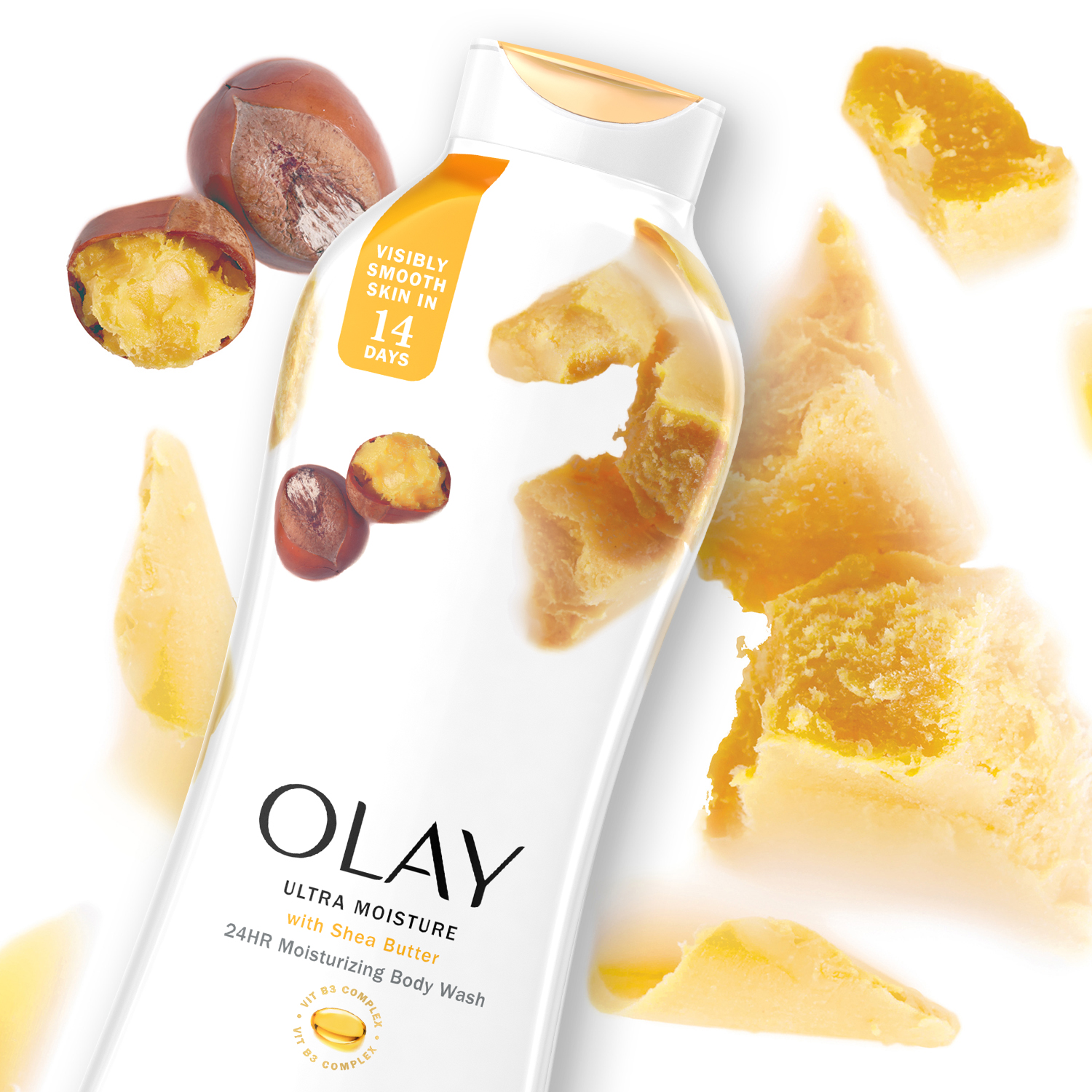Sữa Tắm Dưỡng Da Olay Dưỡng Ẩm Bơ Hạt Mỡ 650ml
