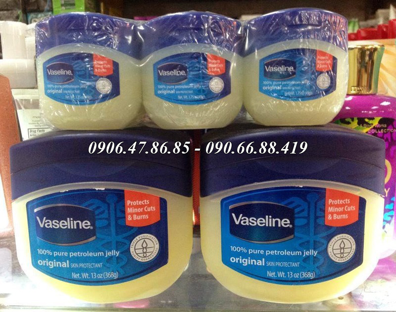 (2 hũ) Vaseline dưỡng Môi da giữ ẩm, chống khô nẻ 49g