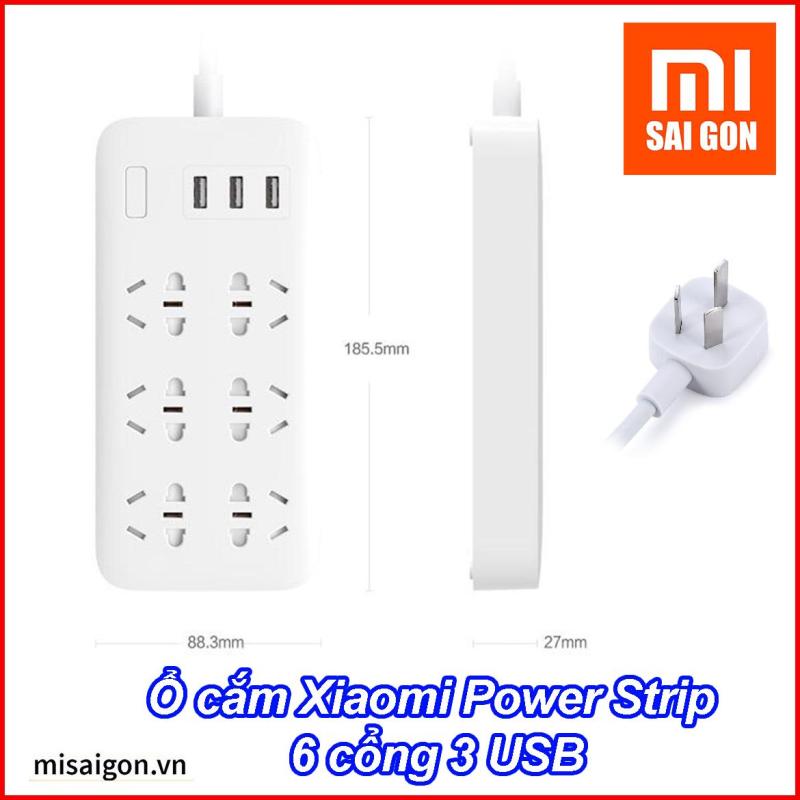 Bảng giá Ổ cắm Xiaomi Mi Power Strip 6 cổng 3 USB