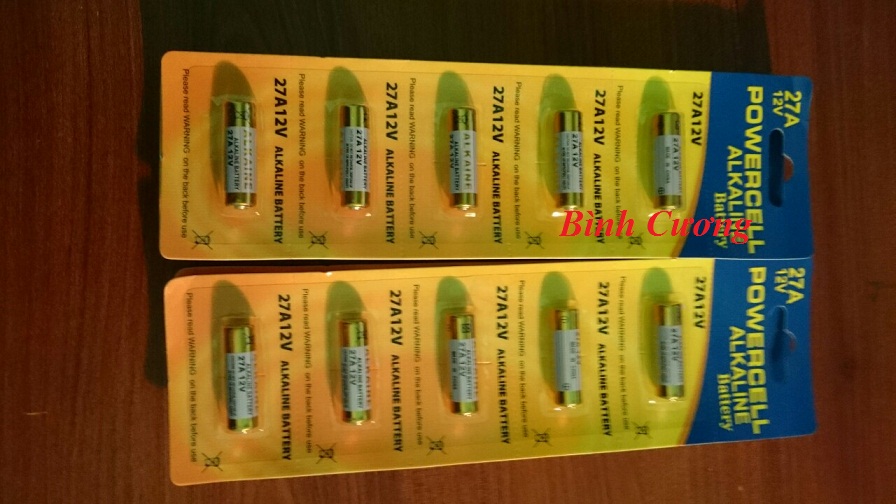 Vỉ 5 Pin Alkaline 12V 27A