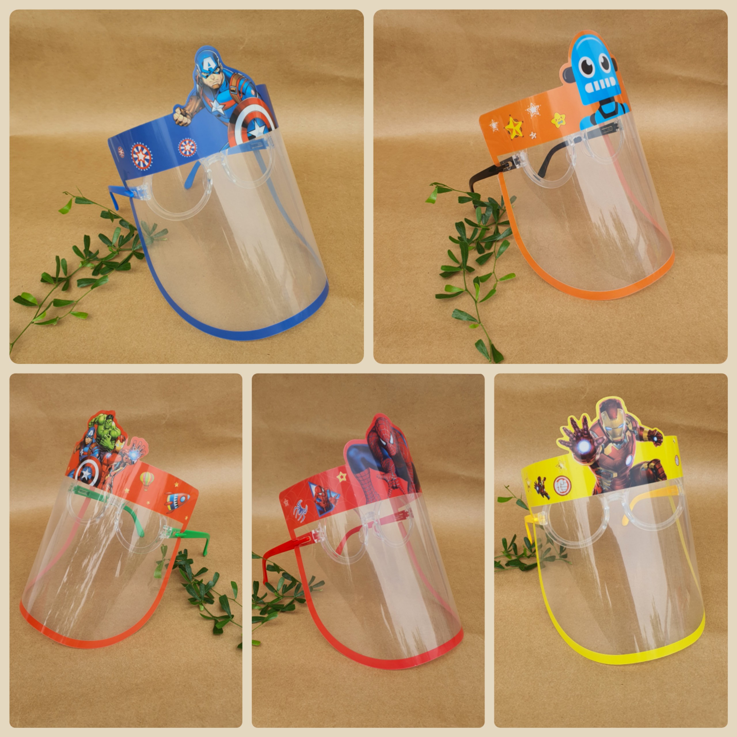 Kính chống dịch, chống giọt bắn cho bé