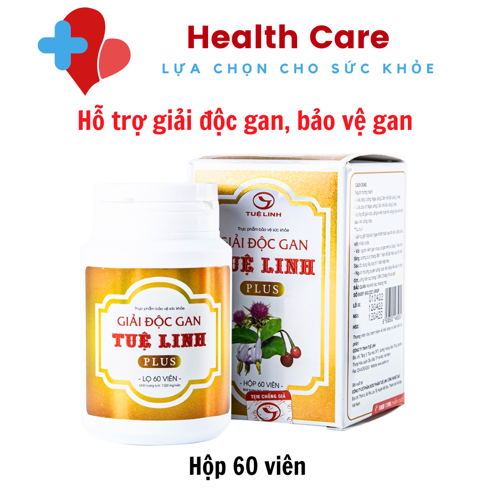 Giải độc gan tuệ linh plus từ cà gai leo - hỗ trợ giải độc gan, bảo vệ tế bào gan