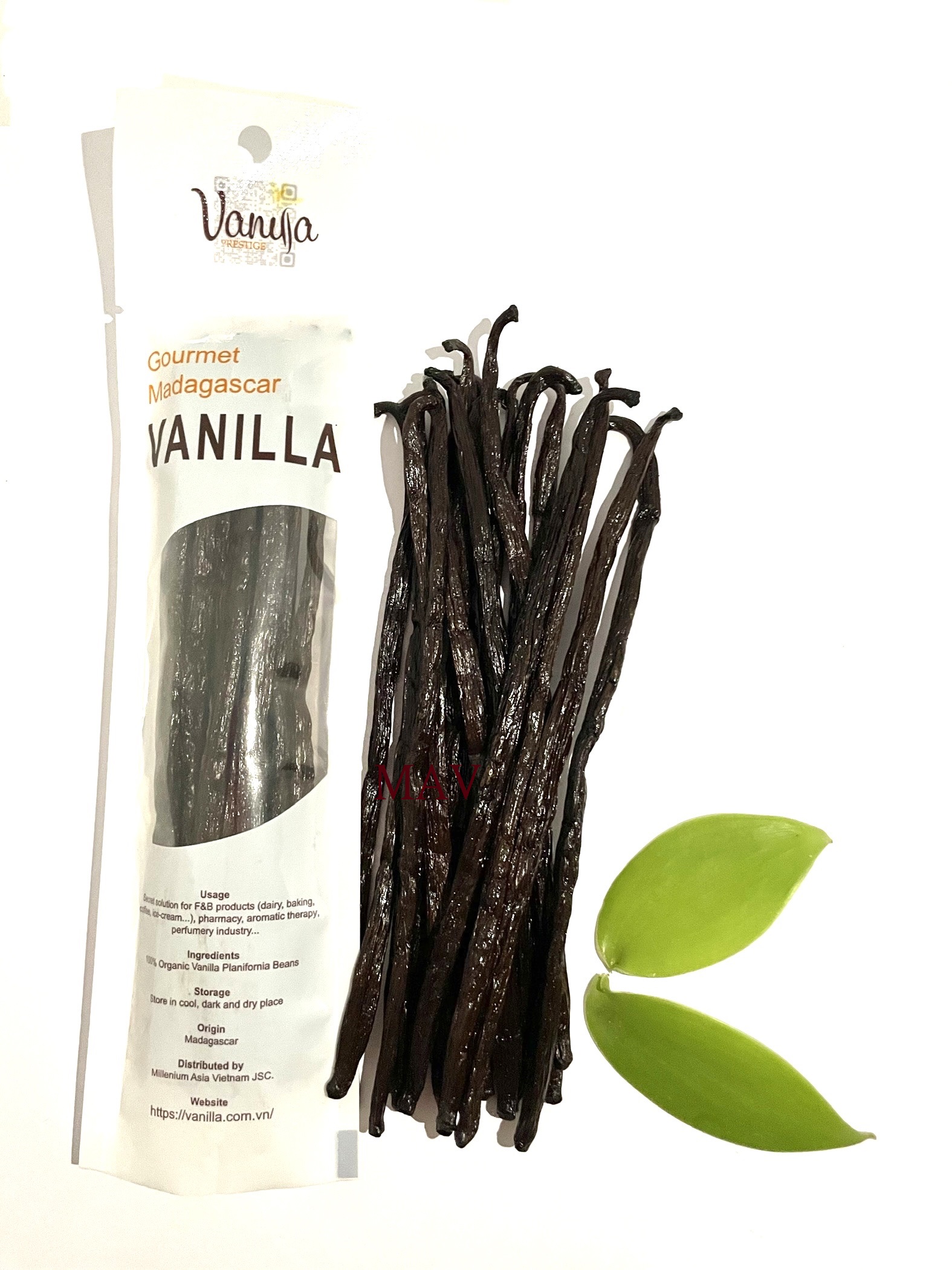 Quả vanilla Madagascar Bourbon Thượng hạng  (SET 50 GRAMS)