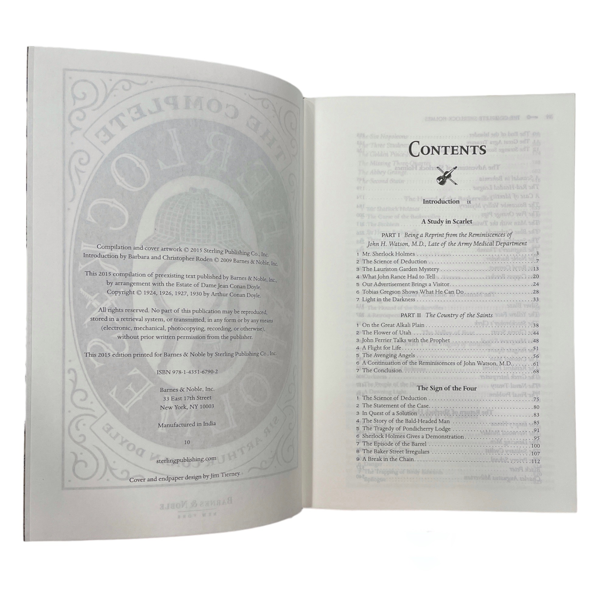 Artbook - Sách Tiếng Anh - The Complete Sherlock Holmes (Barnes & Noble Leatherbound Classic Collection)