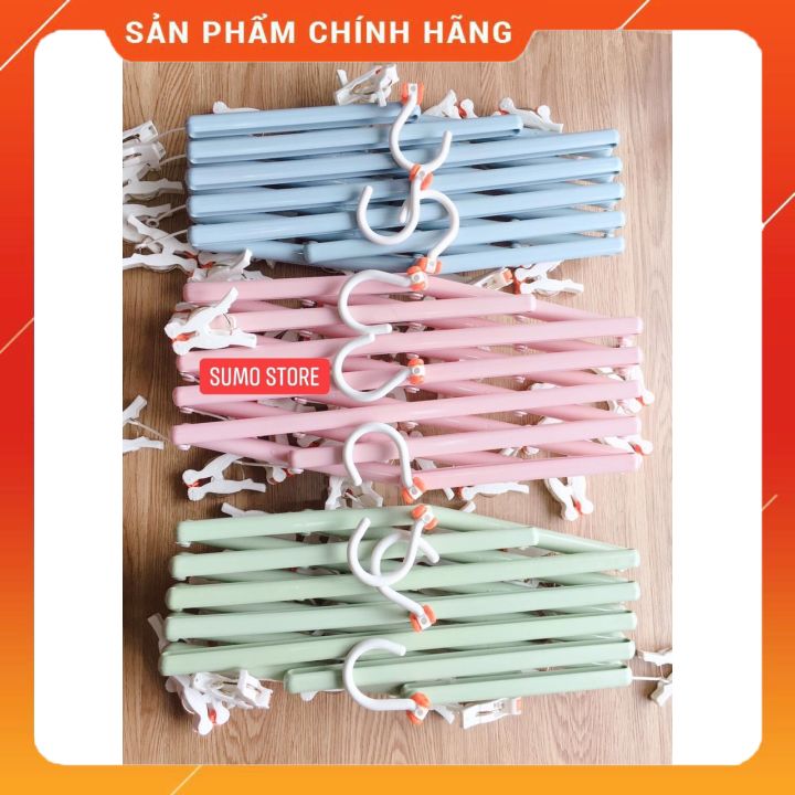 Móc  Xếp Gọn Phơi Đồ cho Bé 29 kẹp